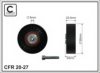 CAFFARO 20-27 Deflection/Guide Pulley, v-ribbed belt
